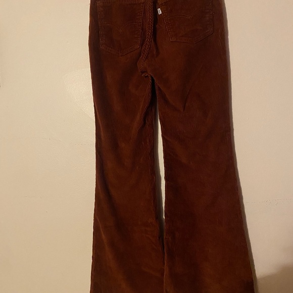 Levi's Deep Rust Corduroy Trousers - Picture 4 of 7